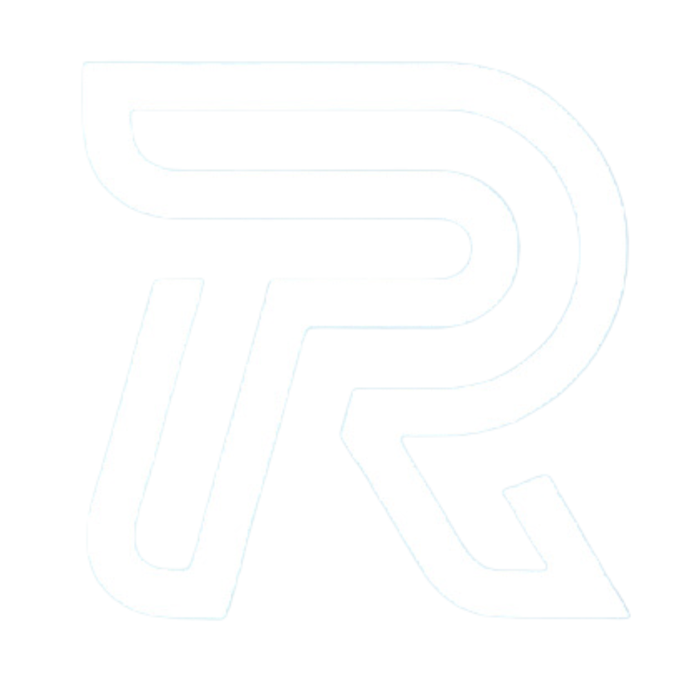 Logo minimaliste et moderne de l'application de recrutement, mettant en avant la lettre "R" pour une identité visuelle épurée et impactante