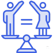 Illustration symbolisant l'égalité des chances, la diversité et l'inclusion dans le recrutement, avec des personnages représentant différentes origines, genres et expériences professionnelles
